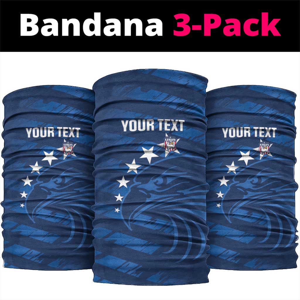 United States Rugby Custom Neck Gaiter USA Eagle Go Champions LT14