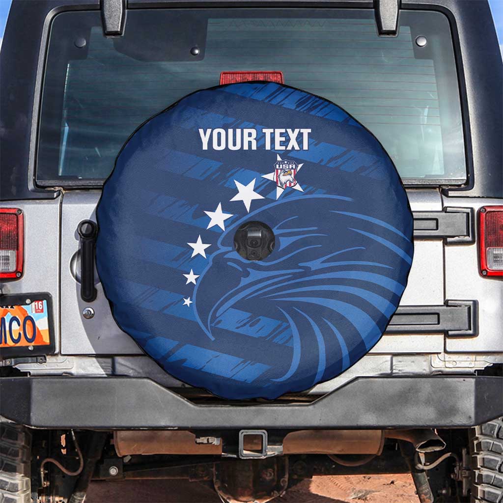 United States Rugby Custom Spare Tire Cover USA Eagle Go Champions LT14