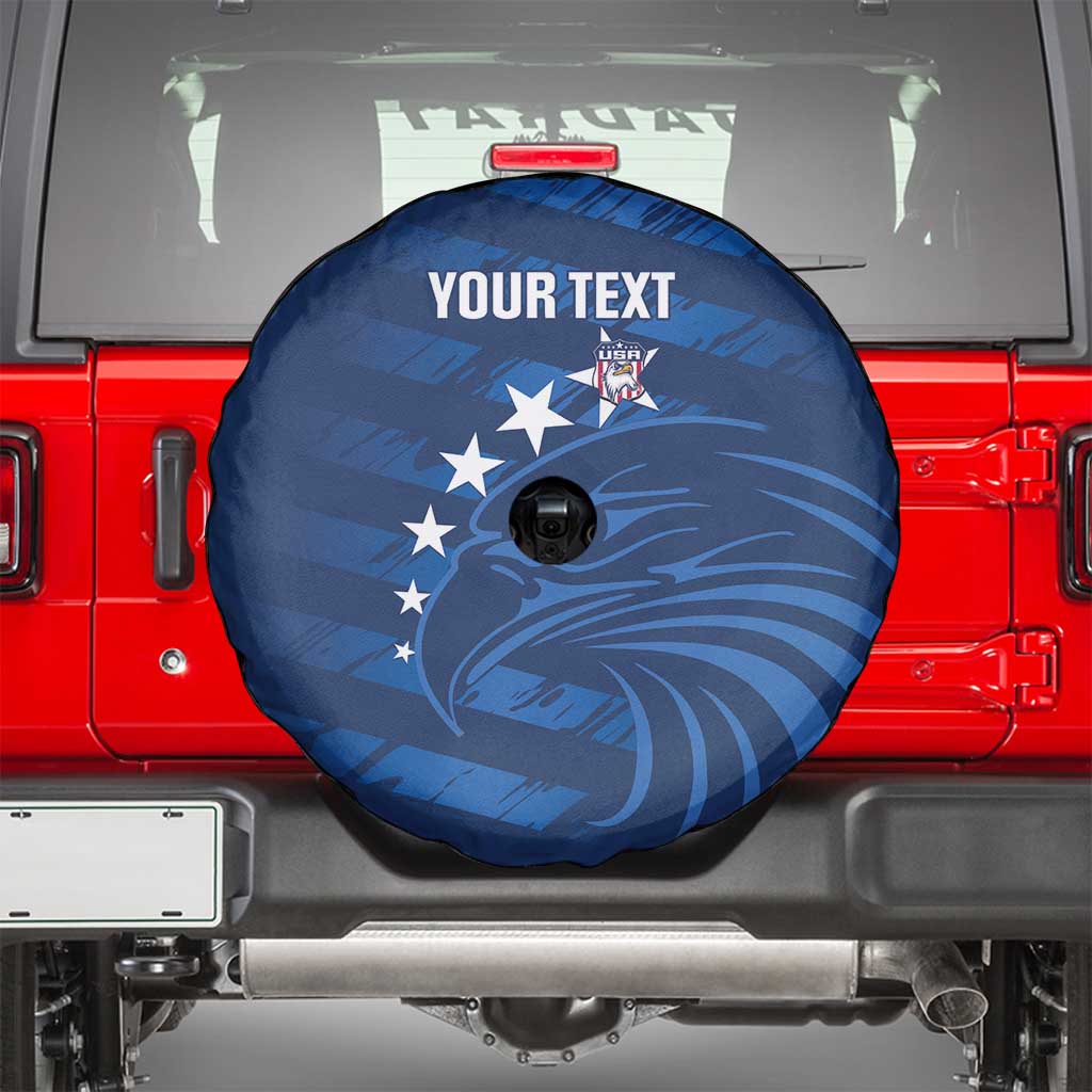 United States Rugby Custom Spare Tire Cover USA Eagle Go Champions LT14