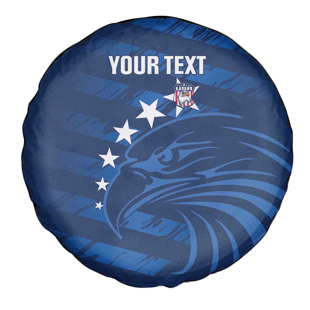 United States Rugby Custom Spare Tire Cover USA Eagle Go Champions LT14