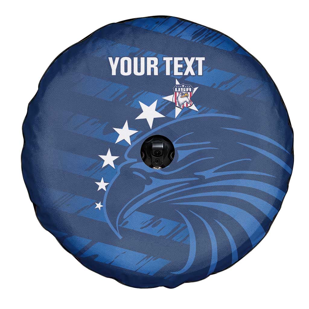United States Rugby Custom Spare Tire Cover USA Eagle Go Champions LT14