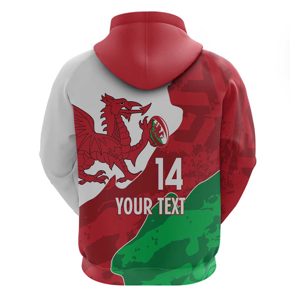 Wales Rugby Custom Hoodie Go Cymru Yma O Hyd LT14