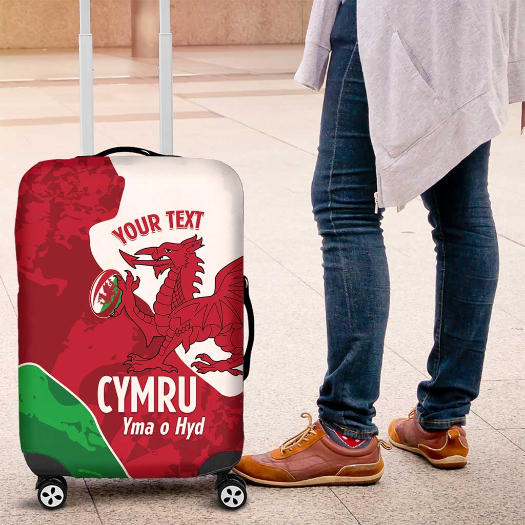 Wales Rugby Custom Luggage Cover Go Cymru Yma O Hyd LT14