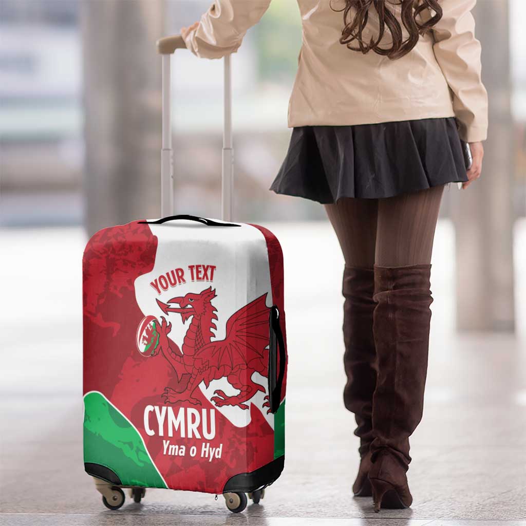 Wales Rugby Custom Luggage Cover Go Cymru Yma O Hyd LT14