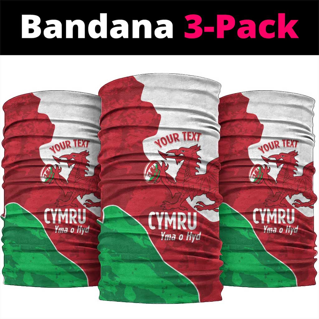 Wales Rugby Custom Neck Gaiter Go Cymru Yma O Hyd LT14