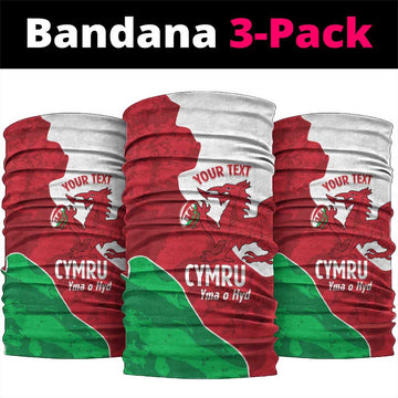 Wales Rugby Custom Neck Gaiter Go Cymru Yma O Hyd LT14