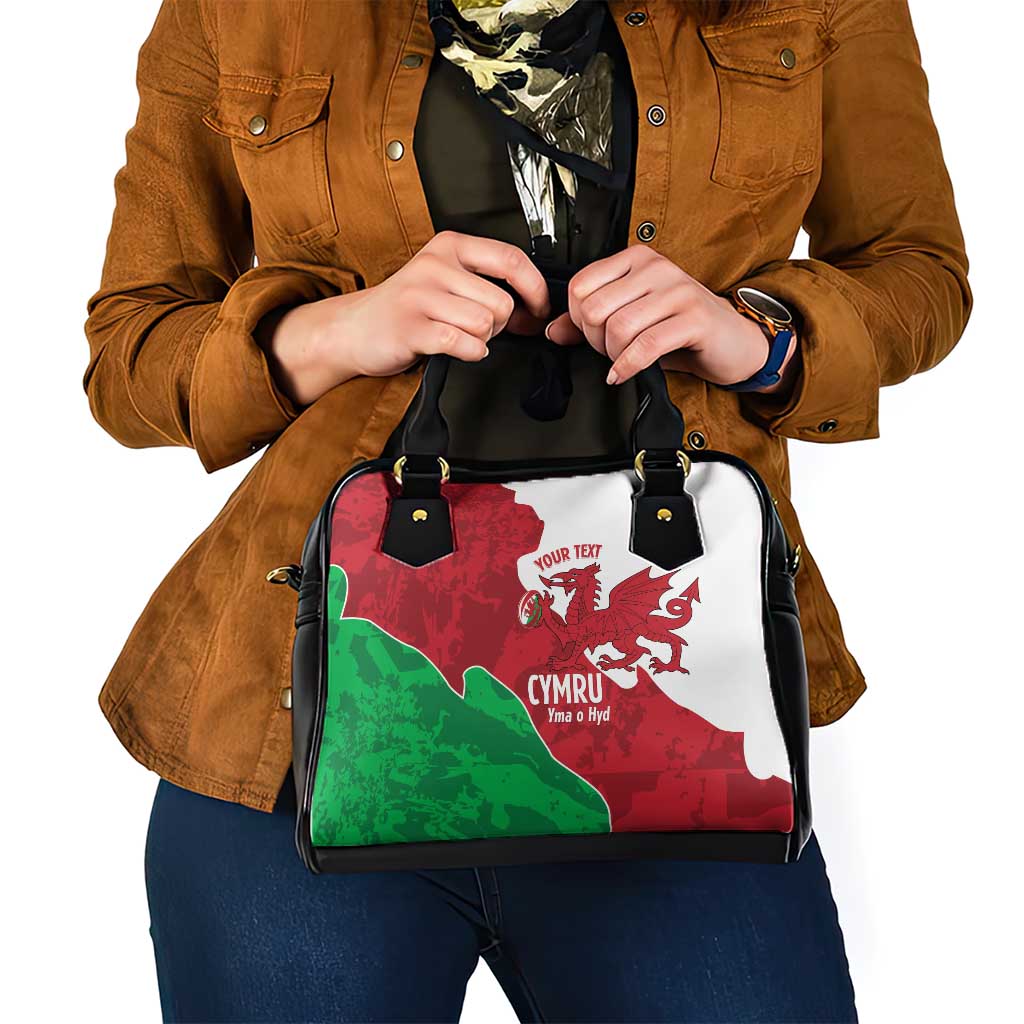 Wales Rugby Custom Shoulder Handbag Go Cymru Yma O Hyd LT14