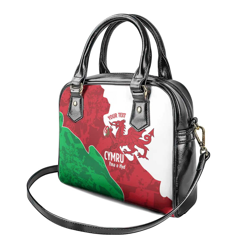 Wales Rugby Custom Shoulder Handbag Go Cymru Yma O Hyd LT14
