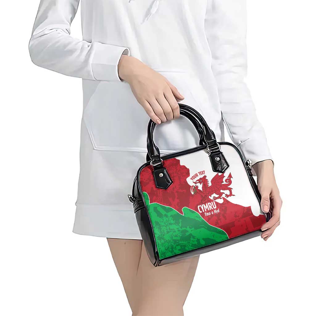 Wales Rugby Custom Shoulder Handbag Go Cymru Yma O Hyd LT14