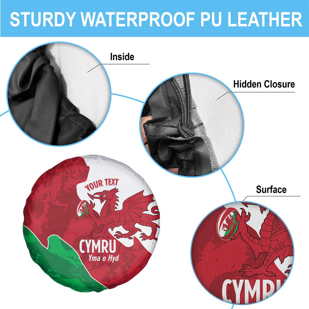 Wales Rugby Custom Spare Tire Cover Go Cymru Yma O Hyd LT14