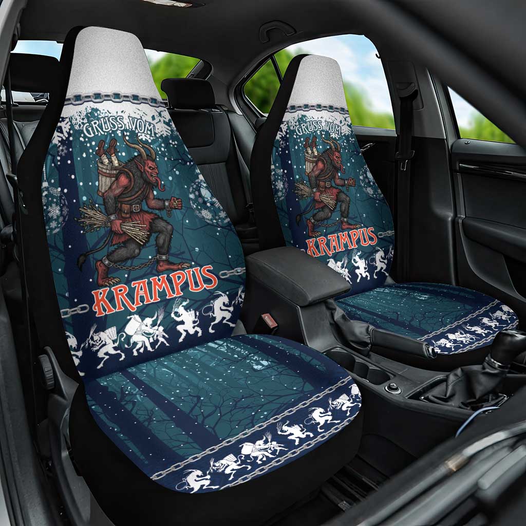 Gruss vom Krampus Christmas Car Seat Cover Creepy Xmas Devil LT14