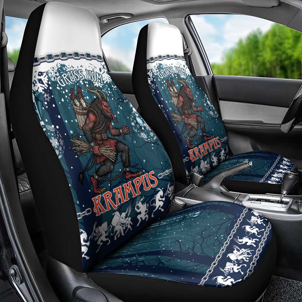 Gruss vom Krampus Christmas Car Seat Cover Creepy Xmas Devil LT14