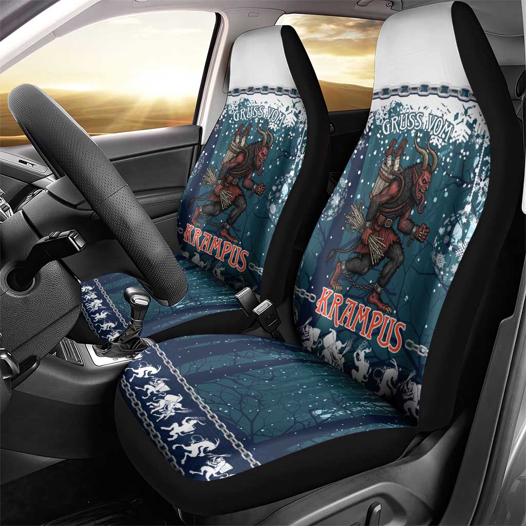 Gruss vom Krampus Christmas Car Seat Cover Creepy Xmas Devil LT14