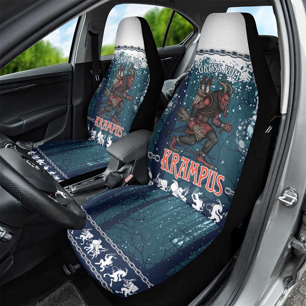 Gruss vom Krampus Christmas Car Seat Cover Creepy Xmas Devil LT14