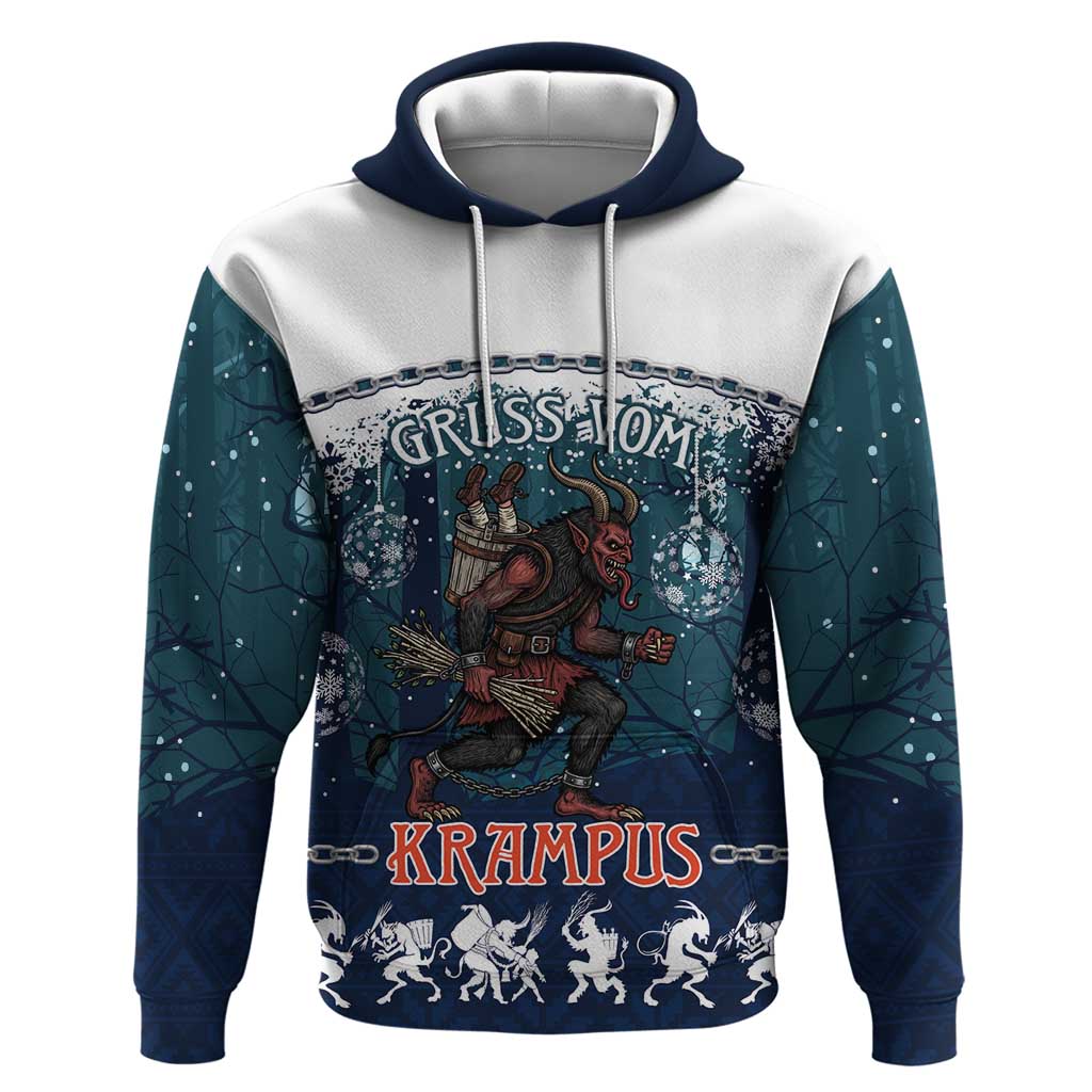 Gruss vom Krampus Christmas Hoodie Creepy Xmas Devil LT14