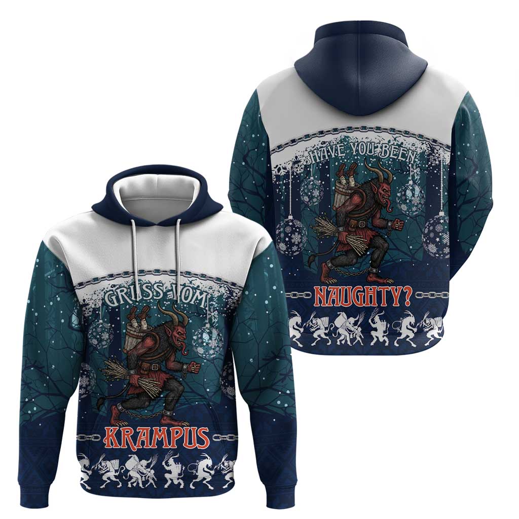 Gruss vom Krampus Christmas Hoodie Creepy Xmas Devil LT14