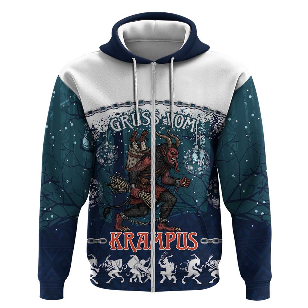 Gruss vom Krampus Christmas Hoodie Creepy Xmas Devil LT14