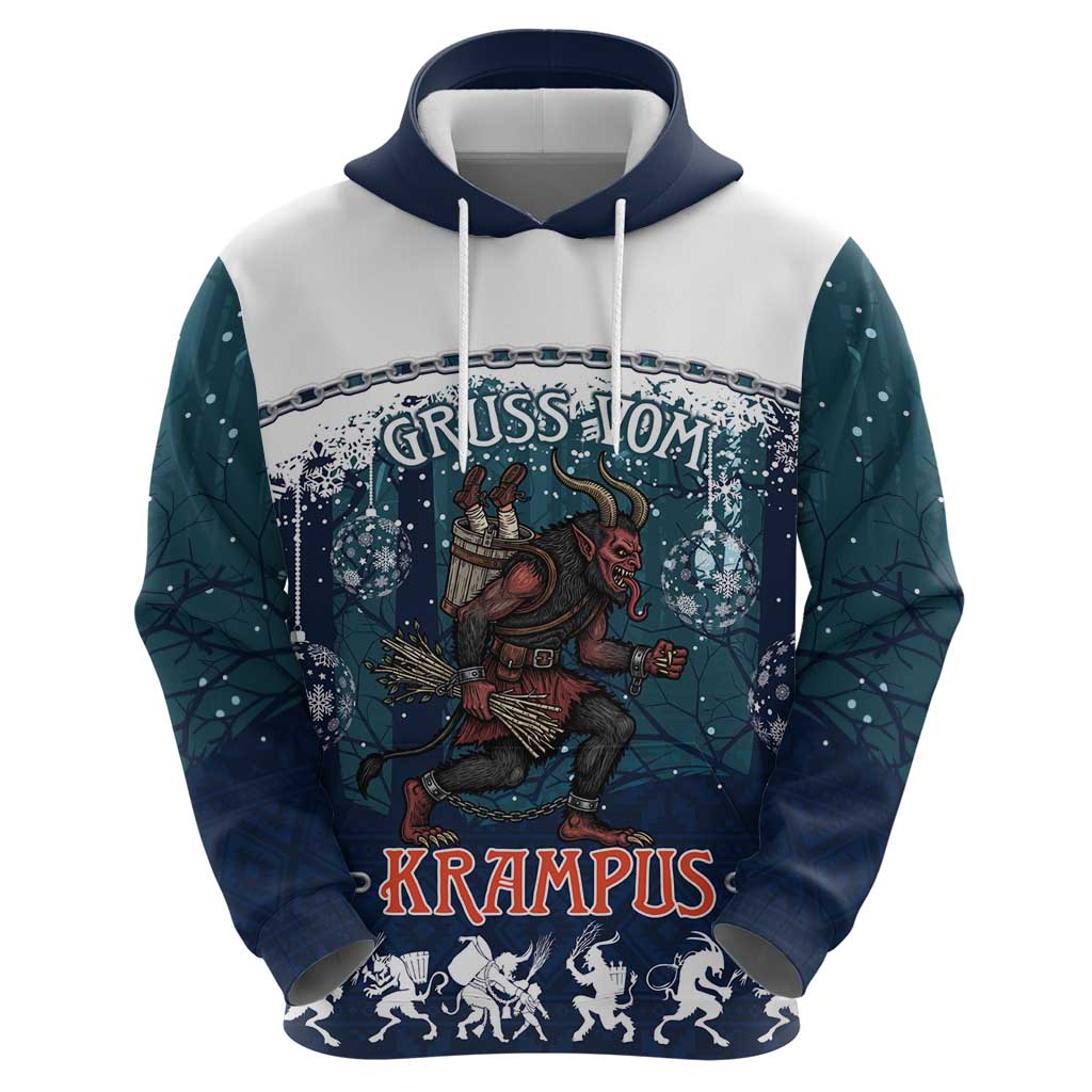Gruss vom Krampus Christmas Hoodie Creepy Xmas Devil LT14