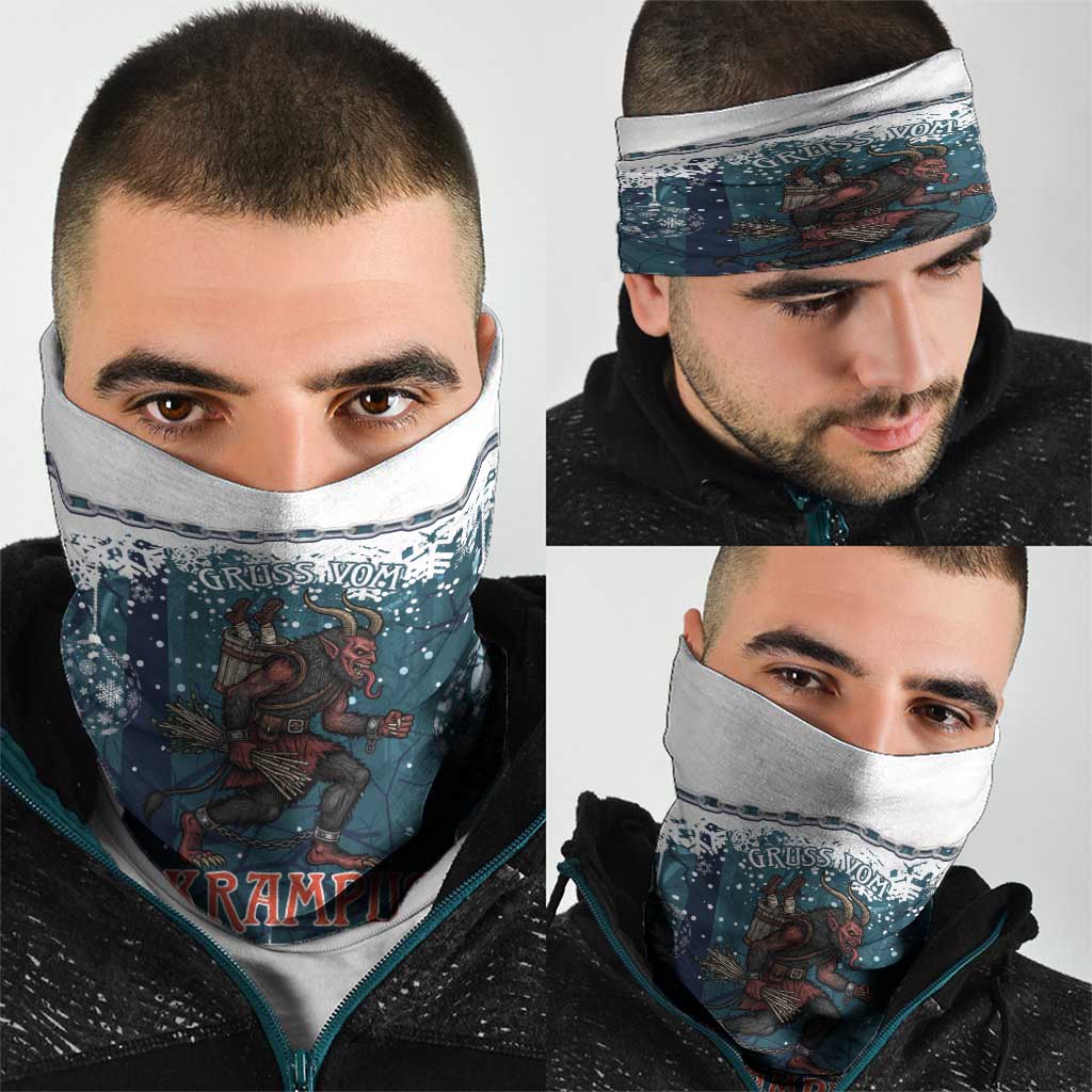 Gruss vom Krampus Christmas Neck Gaiter Creepy Xmas Devil LT14