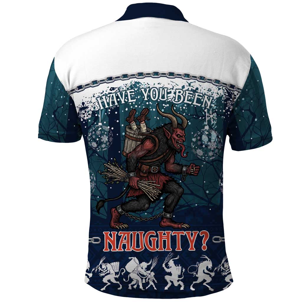 Gruss vom Krampus Christmas Polo Shirt Creepy Xmas Devil LT14