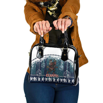 Gruss vom Krampus Christmas Shoulder Handbag Creepy Xmas Devil LT14