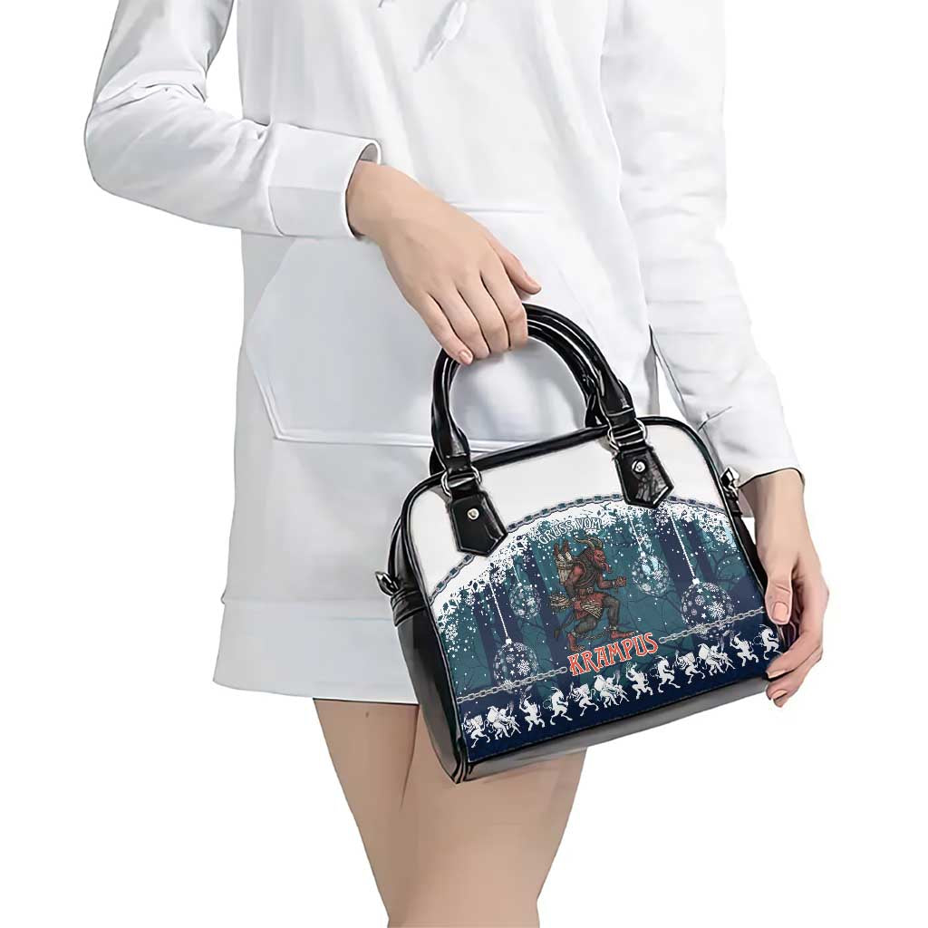 Gruss vom Krampus Christmas Shoulder Handbag Creepy Xmas Devil LT14