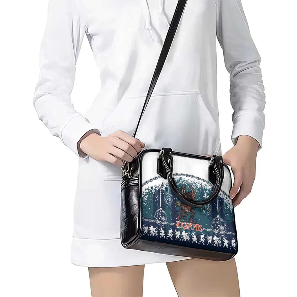 Gruss vom Krampus Christmas Shoulder Handbag Creepy Xmas Devil LT14