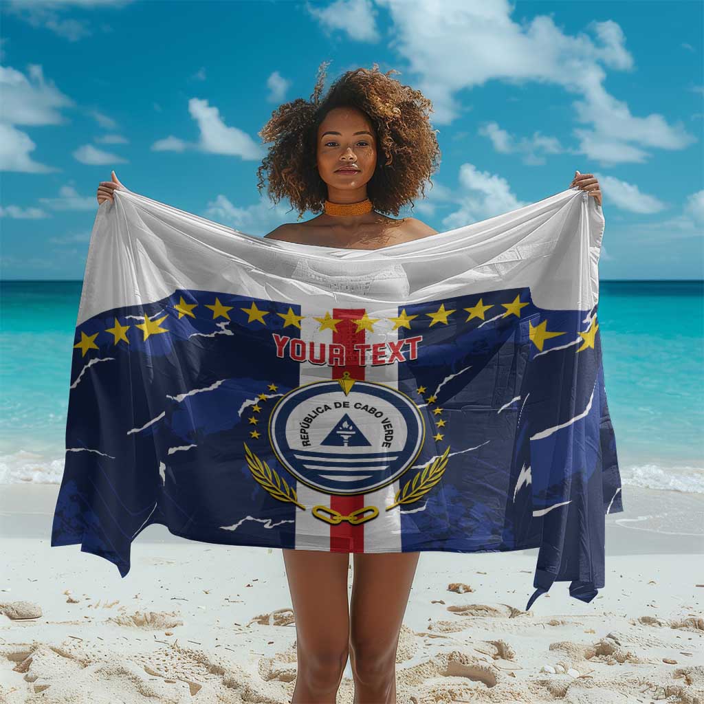 Custom Cape Verde Football Sarong Blue Sharks Sporty LT14