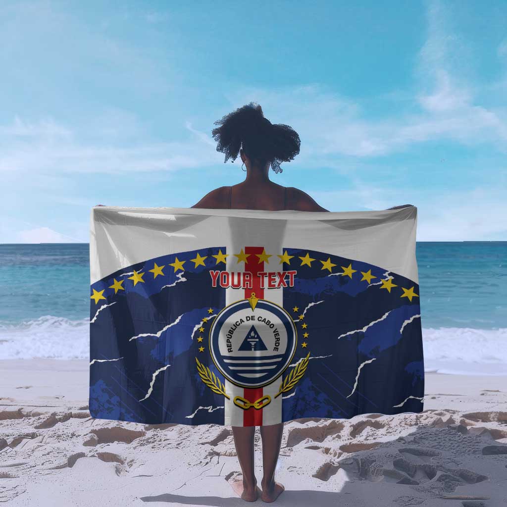 Custom Cape Verde Football Sarong Blue Sharks Sporty LT14