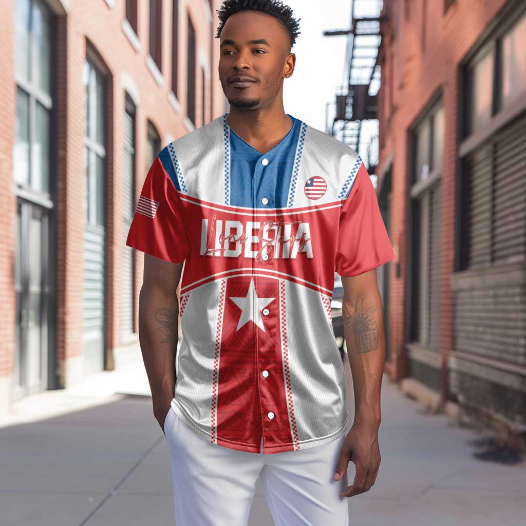 Custom Lone Stars Baseball Jersey Liberia Football - Sporty Style LT14
