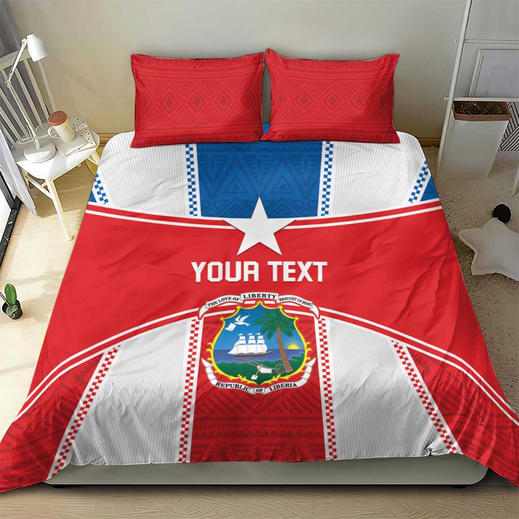 Custom Lone Stars Bedding Set Liberia Football - Sporty Style LT14