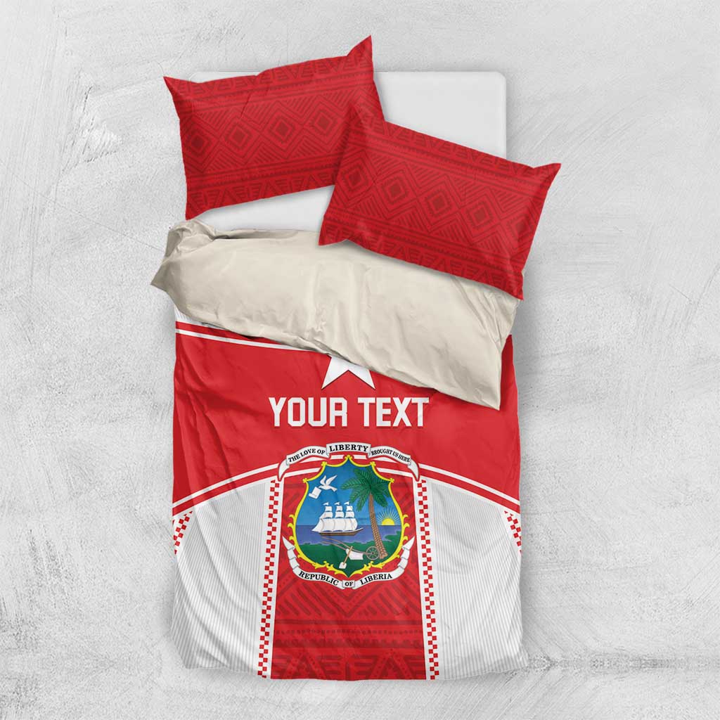 Custom Lone Stars Bedding Set Liberia Football - Sporty Style LT14