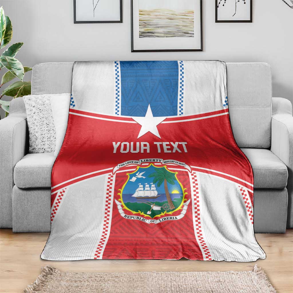 Custom Lone Stars Blanket Liberia Football - Sporty Style LT14