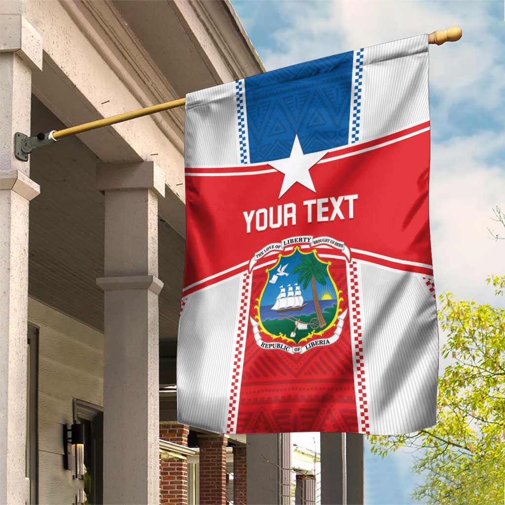 Custom Lone Stars Garden Flag Liberia Football - Sporty Style LT14