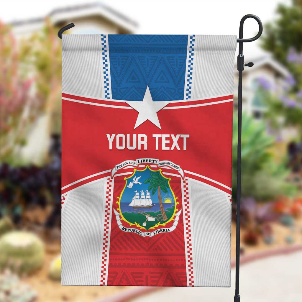 Custom Lone Stars Garden Flag Liberia Football - Sporty Style LT14
