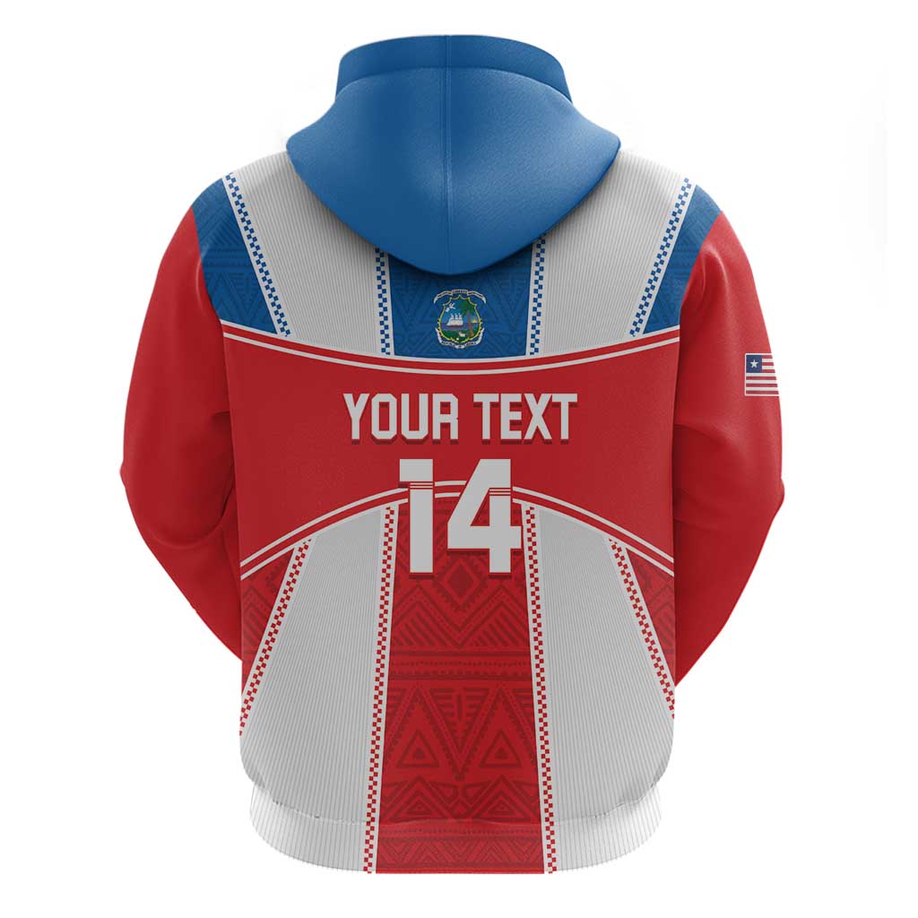 Custom Liberia Football Hoodie Go Lone Stars - Sporty Style LT14