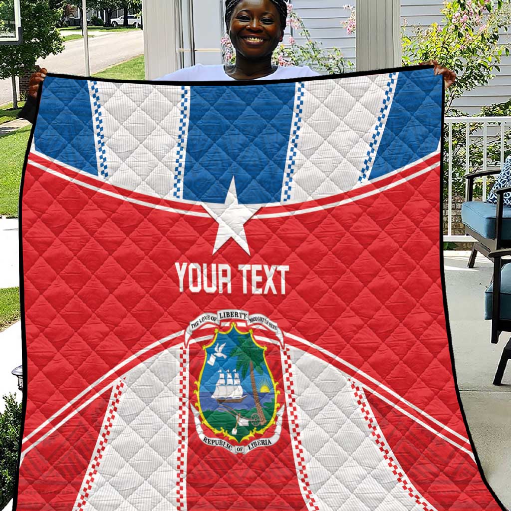 Custom Lone Stars Quilt Liberia Football - Sporty Style LT14