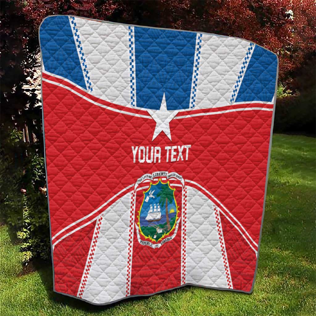 Custom Lone Stars Quilt Liberia Football - Sporty Style LT14