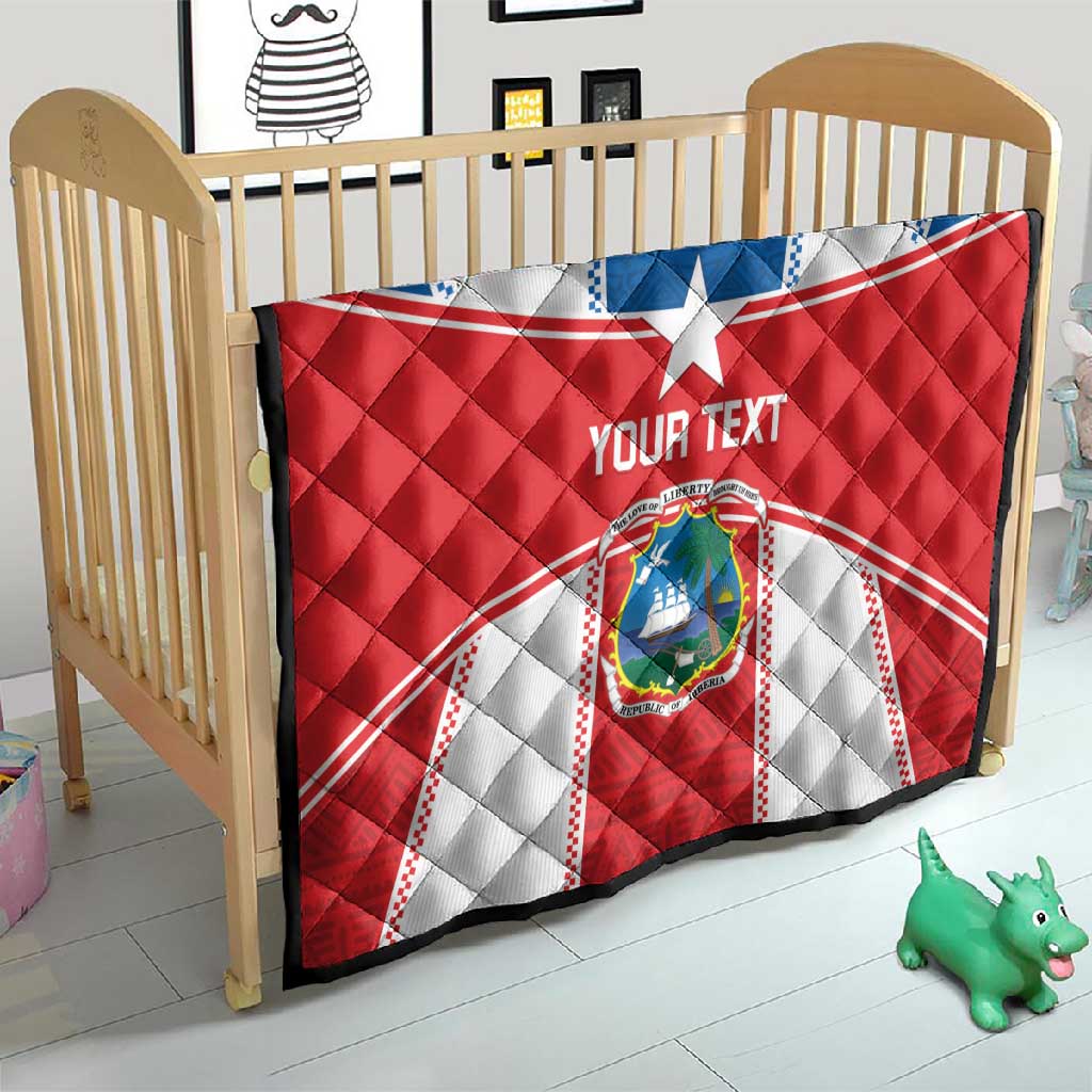 Custom Lone Stars Quilt Liberia Football - Sporty Style LT14