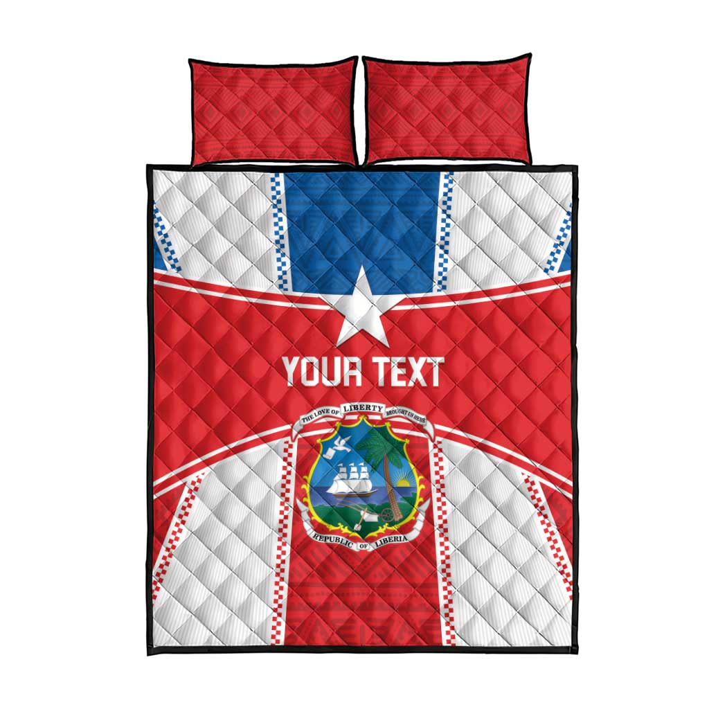 Custom Lone Stars Quilt Bed Set Liberia Football - Sporty Style LT14