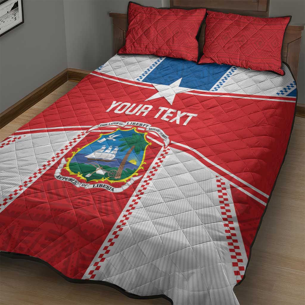 Custom Lone Stars Quilt Bed Set Liberia Football - Sporty Style LT14