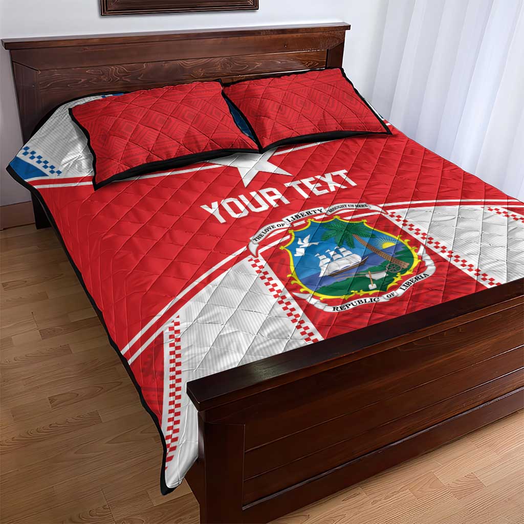 Custom Lone Stars Quilt Bed Set Liberia Football - Sporty Style LT14