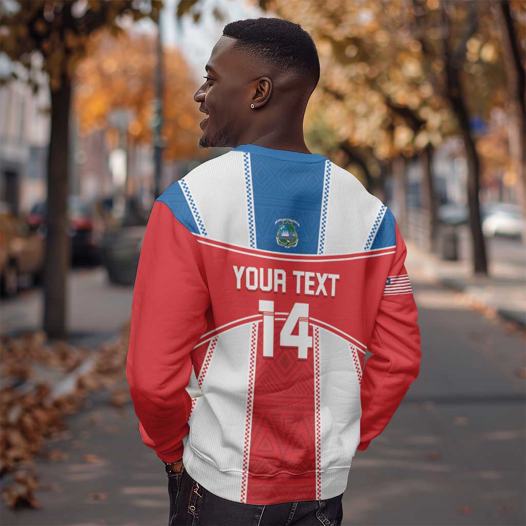 Custom Lone Stars Sweatshirt Liberia Football - Sporty Style LT14