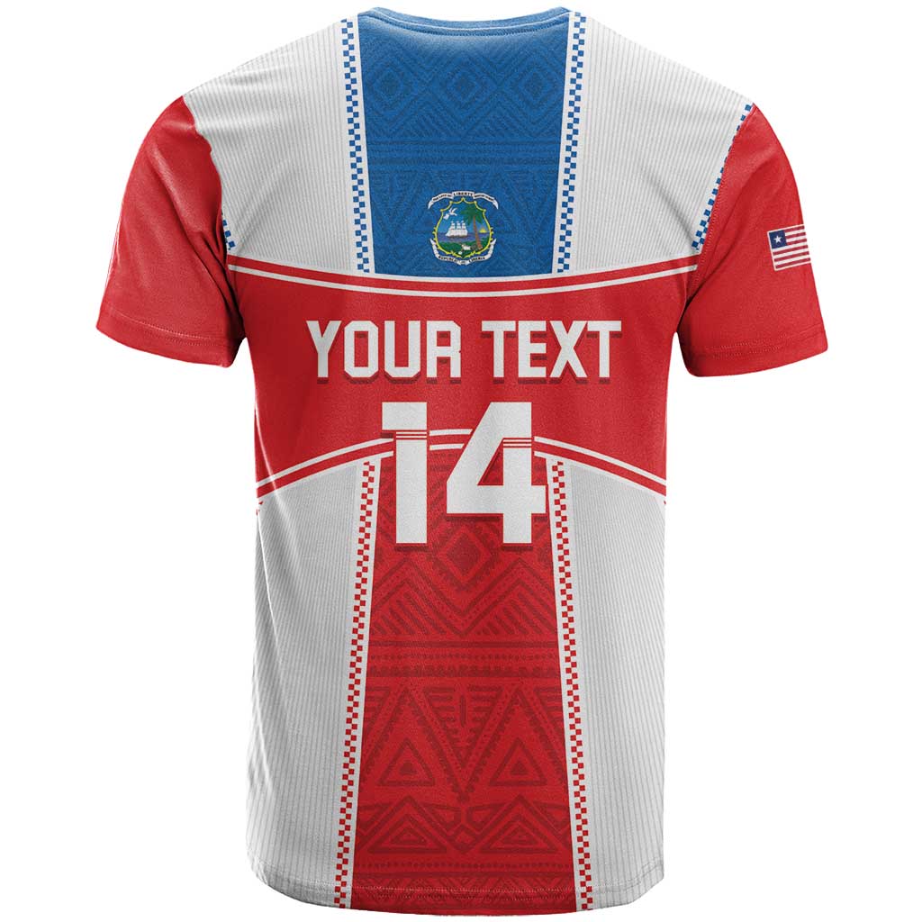 Custom Lone Stars T shirt Liberia Football - Sporty Style LT14