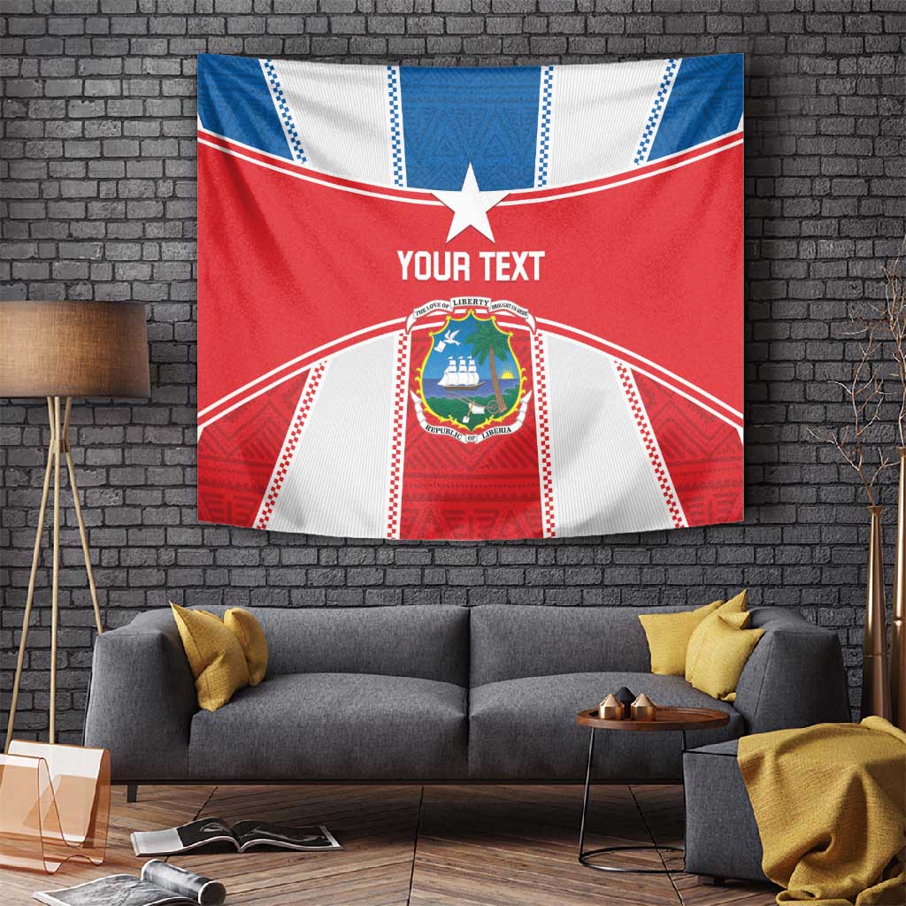 Custom Lone Stars Tapestry Liberia Football - Sporty Style LT14