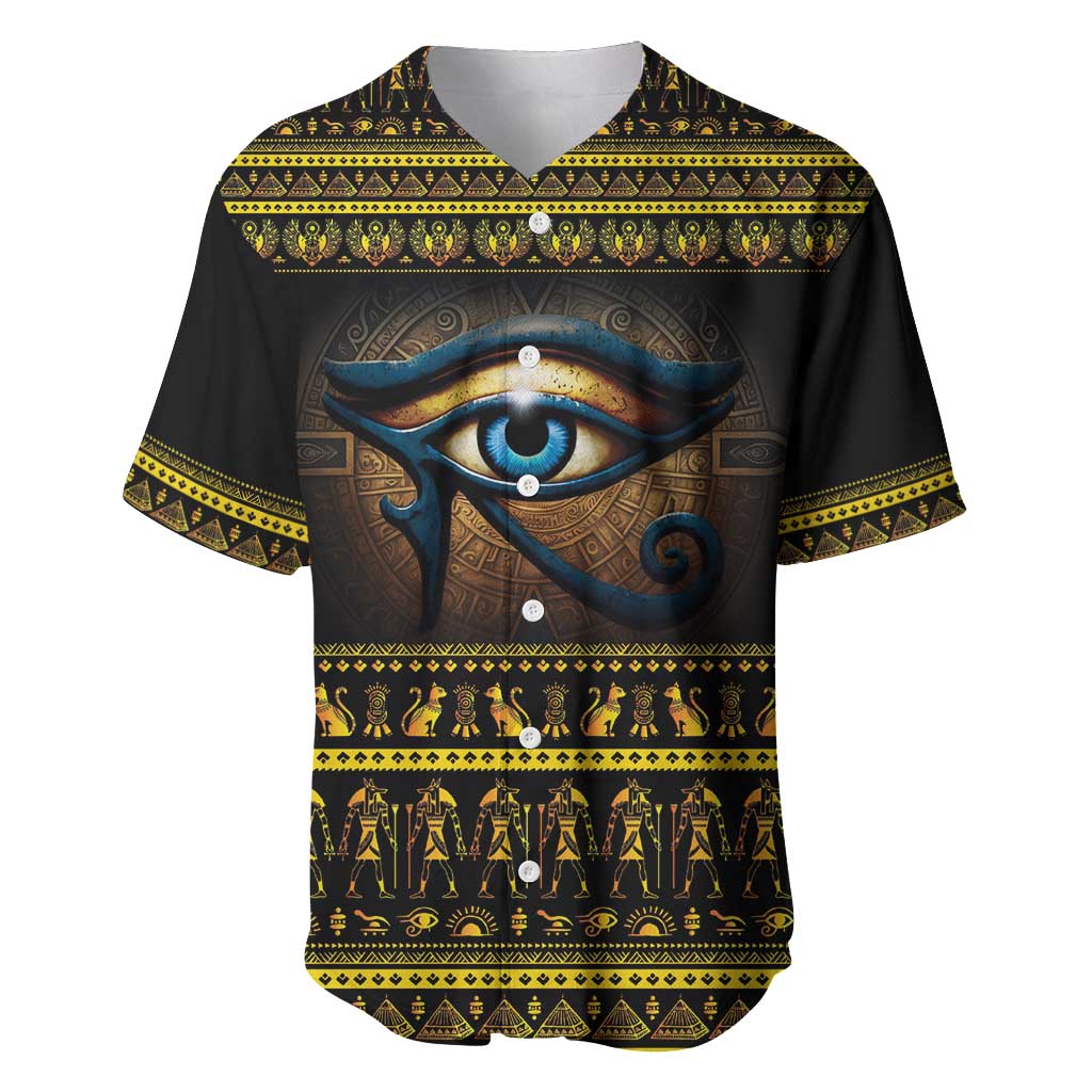 Ancient Egypt Eye Of Ra Baseball Jersey Sun To The Egyptians LT14