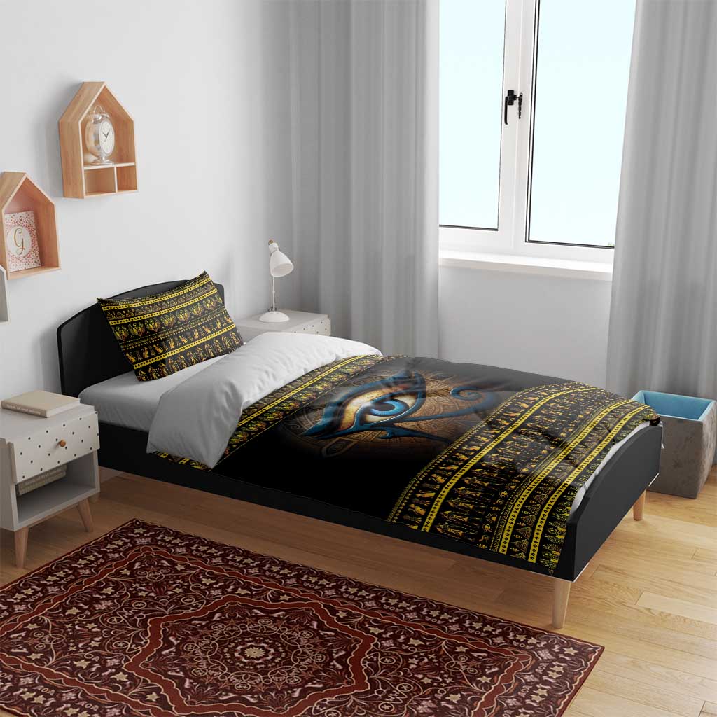 Ancient Egypt Eye Of Ra Bedding Set Sun To The Egyptians LT14