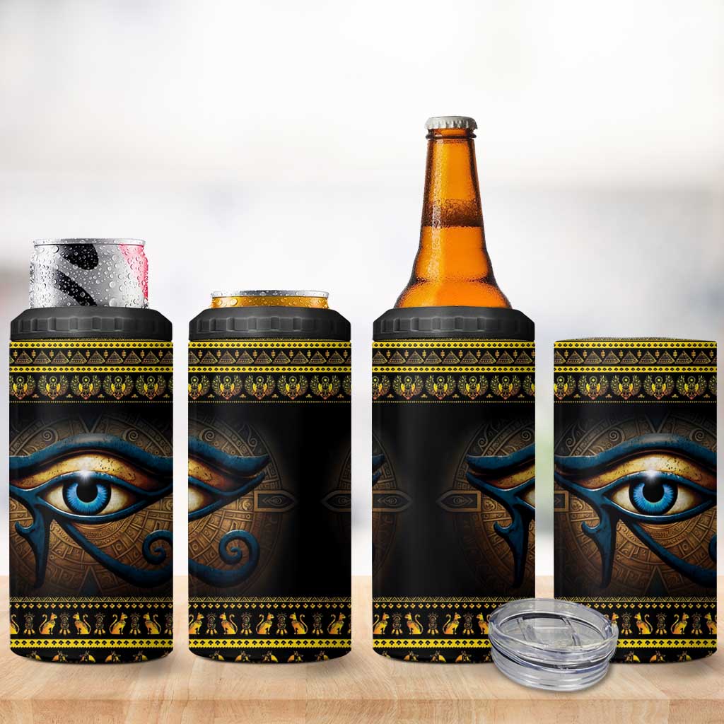 Ancient Egypt Eye Of Ra 4 in 1 Can Cooler Tumbler Sun To The Egyptians LT14