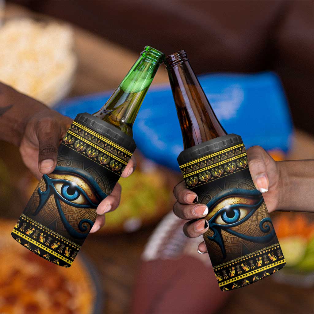 Ancient Egypt Eye Of Ra 4 in 1 Can Cooler Tumbler Sun To The Egyptians LT14