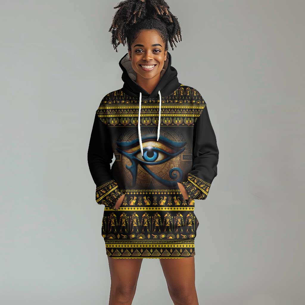 Ancient Egypt Eye Of Ra Hoodie Dress Sun To The Egyptians LT14